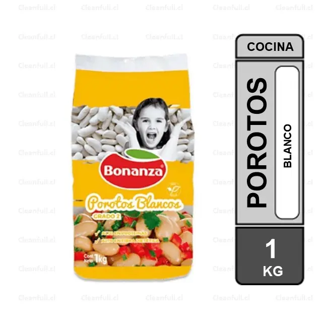 POROTOS BLANCO BONANZA 1 KG