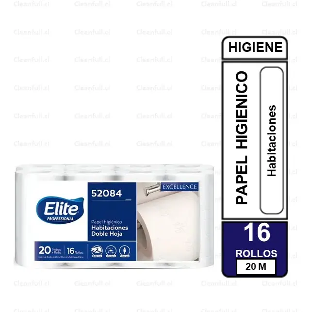 PAPEL HIGIENICO ELITE HABITACIONES EXCELLENCE 16UN 20M