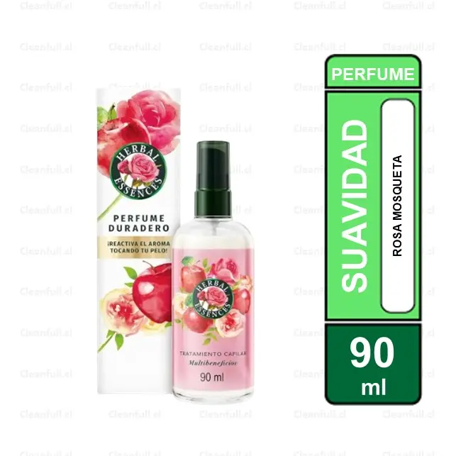 PERFUME PARA CABELLO HERBAL ESSENCES ROSA MOSQUETA 90 ML