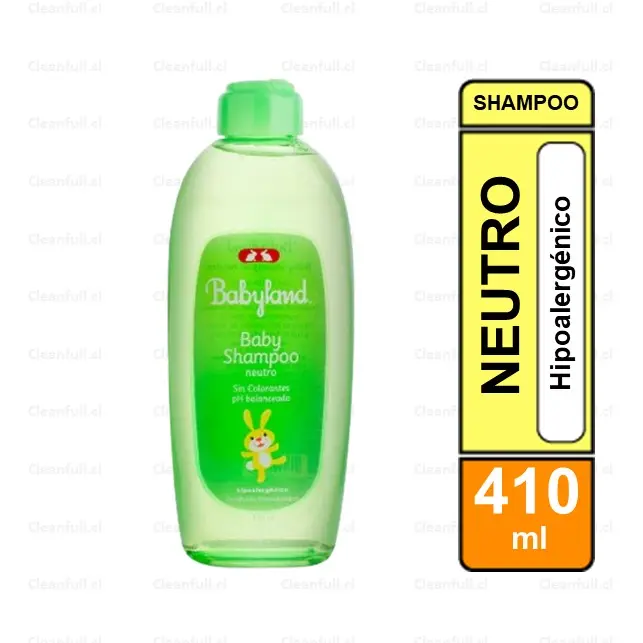 SHAMPOO BABYLAND NEUTRO VERDE 410 ML
