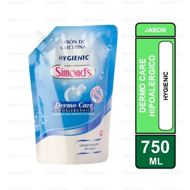 JABON LIQUIDO GLICERINA SIMONDS HYGIENIC DOYPACK 750ML