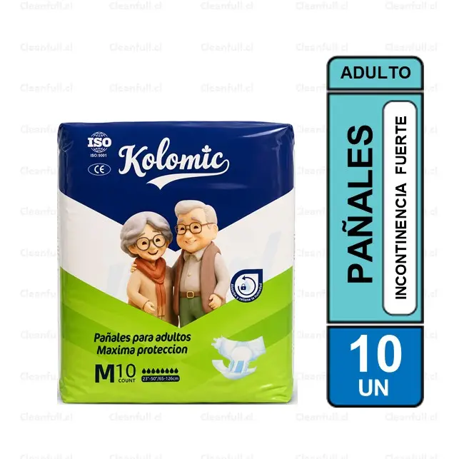 PAÑALES ADULTO KOLOMIC M 10 UN