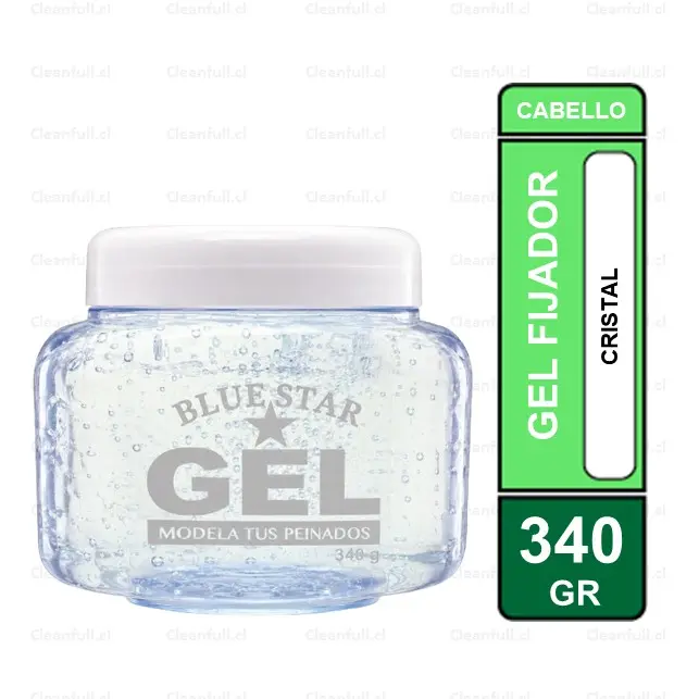 GEL FIJADOR BLUE STAR TRANSPARENTE 340 GR 