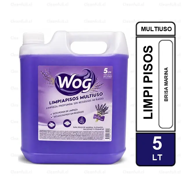 LIMPIA PISOS WOG LAVANDA 5 LT