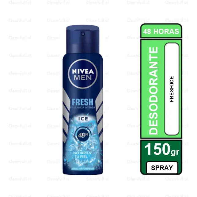 DESODORANTE NIVEA MEN SPRAY FRESH ICE 150 ML