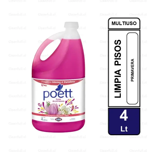 LIMPIA PISOS POETT PRIMAVERA 4 LT