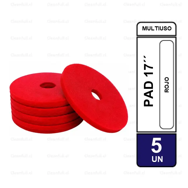 PAD ROJO 17" - 5  UN