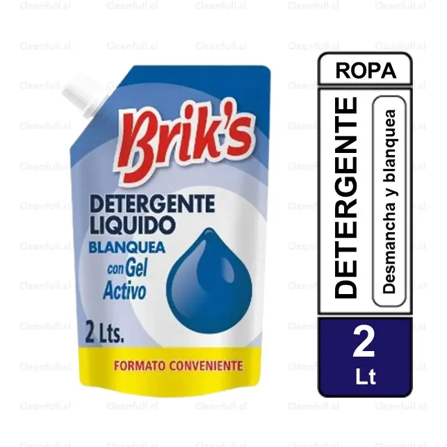 DETERGENTE BRIKS AZUL DOYPACK 2 LT