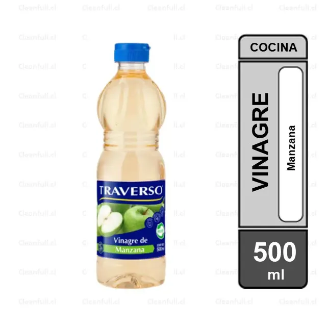 VINAGRE DE MANZANA TRAVERSO 500 ML 