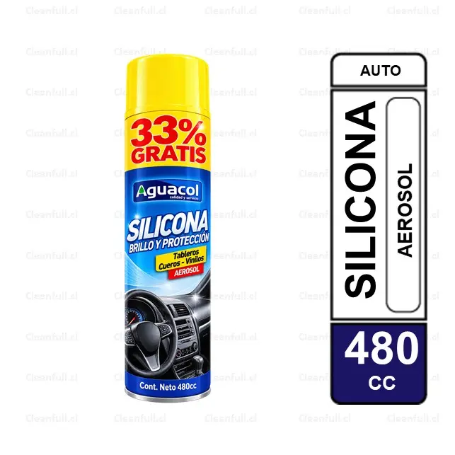 SILICONA PARA AUTO AGUACOL 480CC