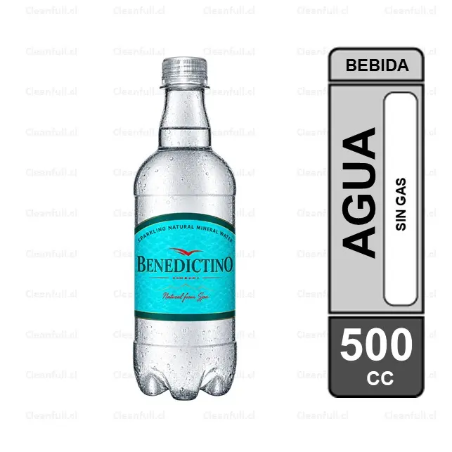 AGUA BENEDICTINO SIN GAS 500 CC