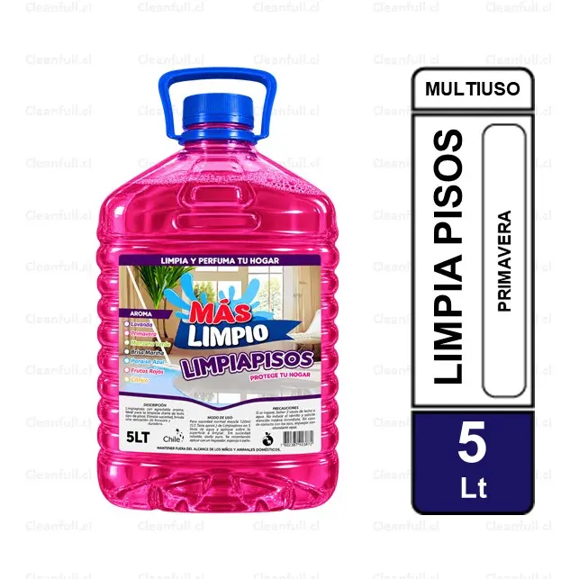 LIMPIA PISOS MAS LIMPIO PRIMAVERA 5 LT