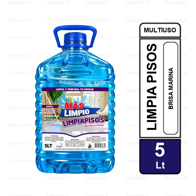 LIMPIA PISOS MAS LIMPIO BRISA MARINA 5 LT