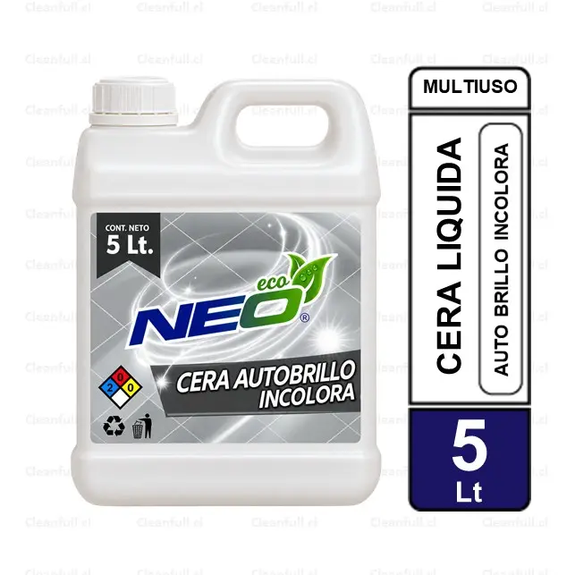 CERA AUTOBRILLO INCOLORA NEO 5 LT