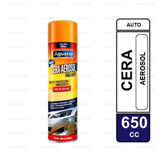 CERA SPRAY AGUACOL PARA AUTO 650CC