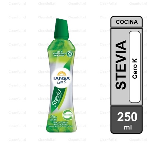 [AB0006] ENDULZANTE IANSA CERO K STEVIA  250 ML