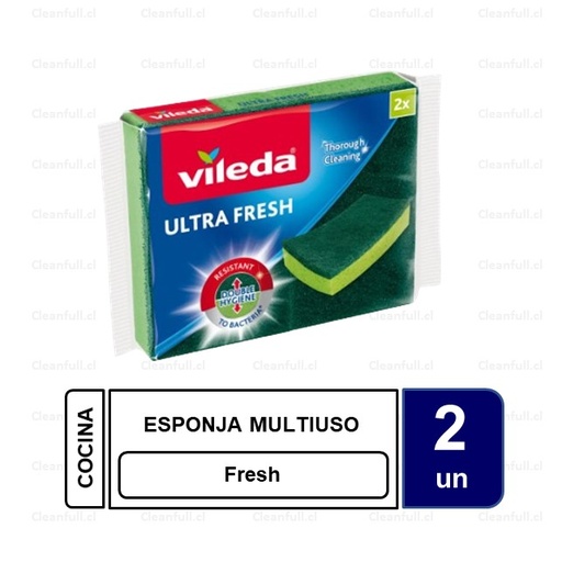 [AC0018] ESPONJA VILEDA MULTIUSO FRESH 2 UN