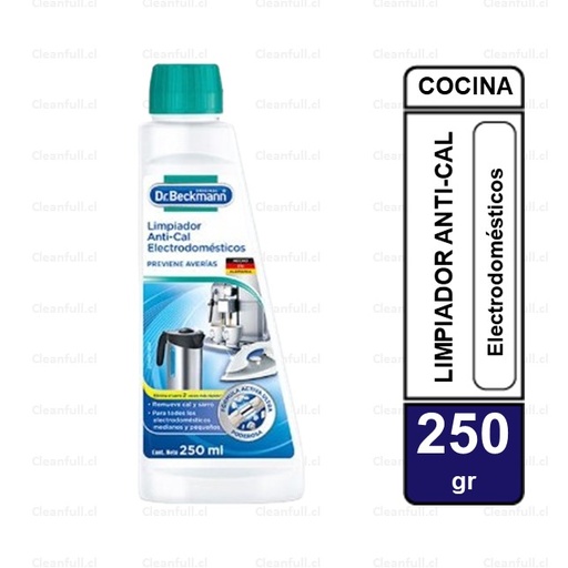 [AC0020] LIMPIADOR DR BECKMANN ANTICAL ELECTRODOMESTICOS 250 ML