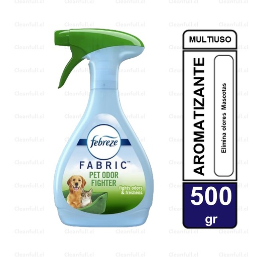 [AR0008] AROMATIZANTE FEBREZE TELAS PET ODOR FIGHTER  ELIMINA OLORES MASCOTAS 438 ML
