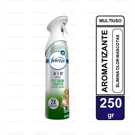 [AR0016] AROMATIZANTE FEBREZE ELIMINA OLORES MASCOTAS 250GR