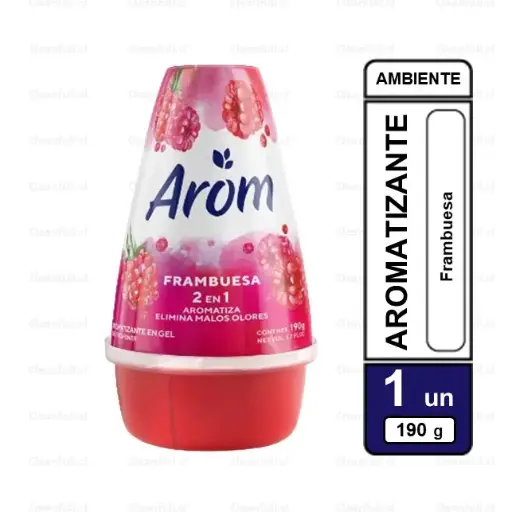 [AR0041] AROMATIZANTE GEL AROM 2 EN 1 MANZANA-CANELA 190G