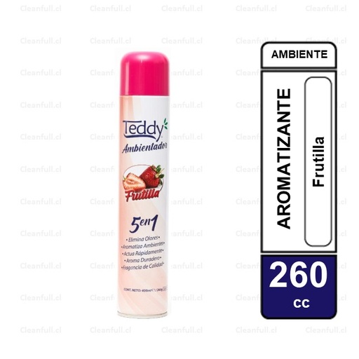 [AR0048] AMBIENTAL TEDDY FRUTILLA 400 ML