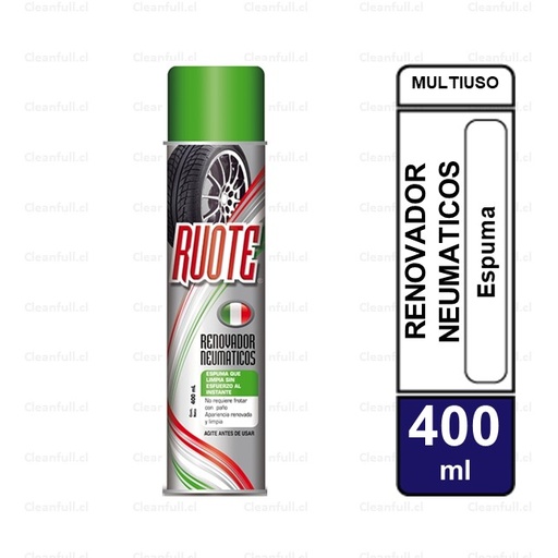 [AU0001] RENOVADOR DE NEUMATICOS ROUTE 400ML