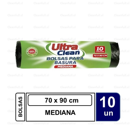 [BS0031] BOLSA BASURA ULTRA CLEAN 70 X 90 10UN
