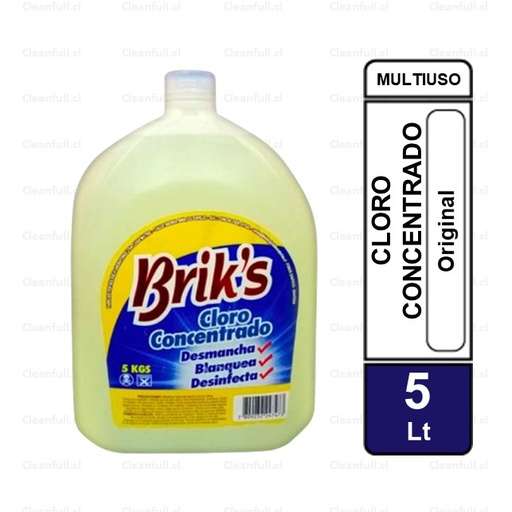 [CL0024] CLORO BRIKS AL 5% CONCENTRADO 5LT