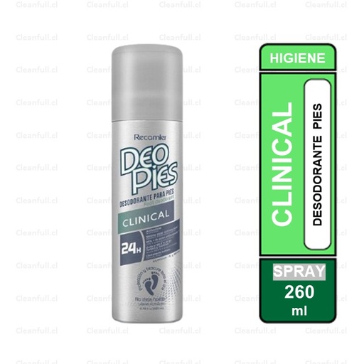 [DA0003] DESODORANTE PARA PIES DEO PIES CLINICAL 260 ML