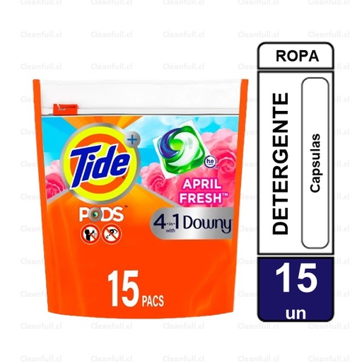 [DC0062] DETERGENTE  CAPSULAS TIDE PODS CON DOWNY 15 UN
