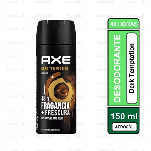 [DD0033] DESODORANTE SPRAY AXE DARK TEMPTATION 150ML