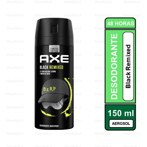 [DD0034] DESODORANTE SPRAY AXE BLACK REMI 150ML