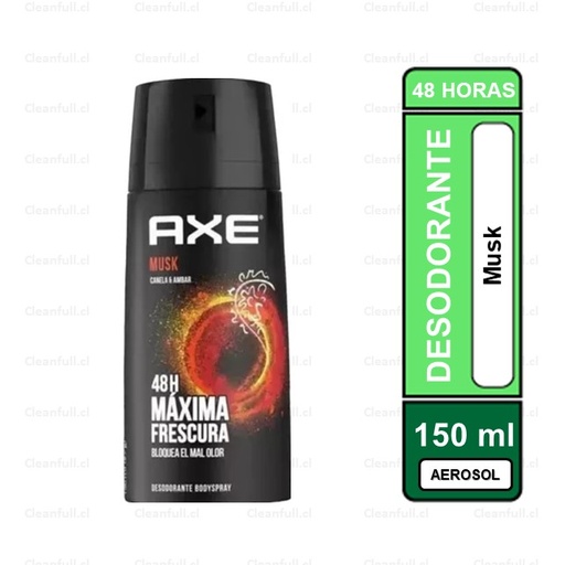 [DD0035] DESODORANTE SPRAY AXE MUSK 150ML