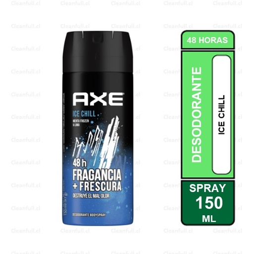 [DD0045] DESODORANTE SPRAY AXE ICE CHILL 150ML