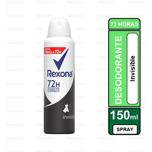 [DD0052] DESODORANTE SPRAY REXONA WOMAN INVISIBLE 150ML