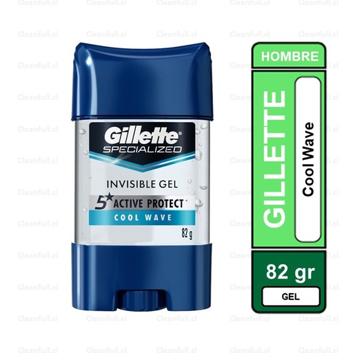 [DD0069] DESODORANTE GEL GILLETTE COOL WAVE 82G