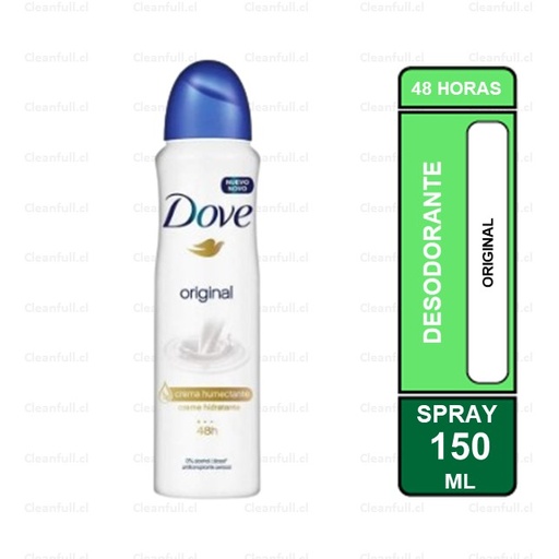 [DD0090] DESODORANTE SPRAY DOVE ORIGINAL 150ML