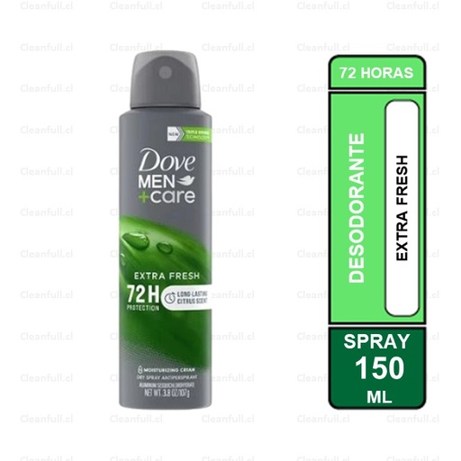 [DD0094] DESODORANTE SPARY DOVE  EXTRA FRESH MEN 150 ML