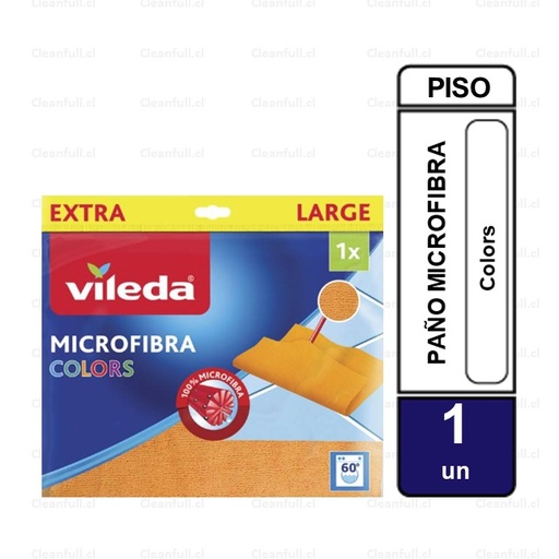 [EM0013] PAÑO VILEDA PISO MICROFIBRA COLORS