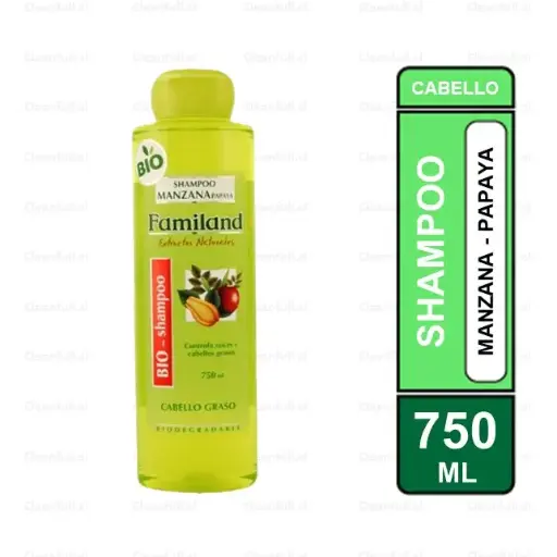 [H60101] SHAMPOO FAMILAND MANZANA PAPAYA 750ML