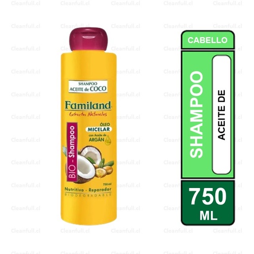 [H60102] SHAMPOO FAMILAND COCO ARGAN 750 ML