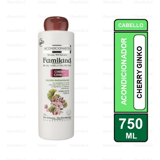 [H60130] ACONDICIONADOR FAMILAND CHERRY GINKGO 750 ML