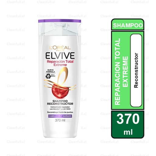 [HG0048] SHAMPOO ELVIVE REPARACION TOTAL EXTREME 370ML