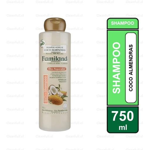 [HG0116] SHAMPOO FAMILAND COCO ALMENDRAS 750 ML