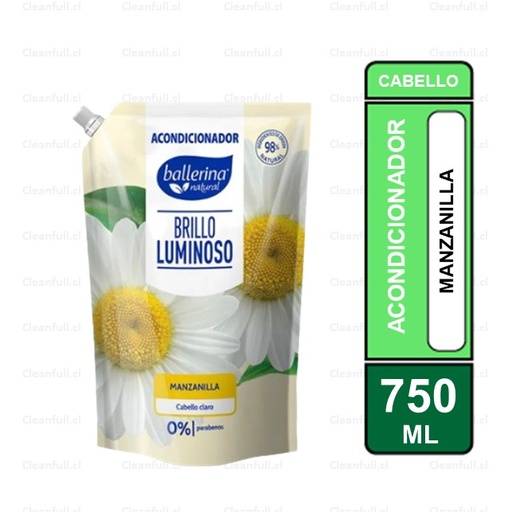 [HG0140] ACONDICIONADOR BALLERINA MANZANILLA DOYPACK 750 ML