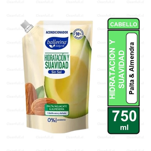 [HG0142] ACONDICIONADOR BALLERINA PALTA DOYPACK 750 ML