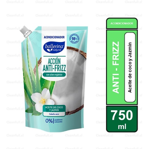 [HG0153] ACONDICIONADOR BALLERINA COCO JAZMIN DOYPACK 750 ML