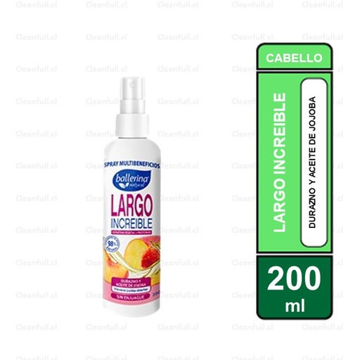 [HG0155] SPRAY PARA PEINAR BALLERINA LARGO INCREIBLE 200ML