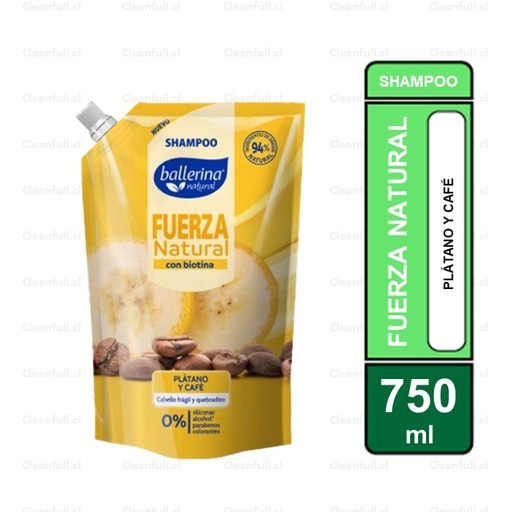 [HG0157] SHAMPOO BALLERINA FUERZA DOYPACK 750ML